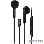 EB500 USB-C Stereo Metal Earphones with Mic - Black - Image 3